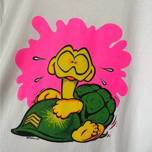📍SOLD 1972 Deadstock Raunchy Turtle Ringer Tee | Size Large